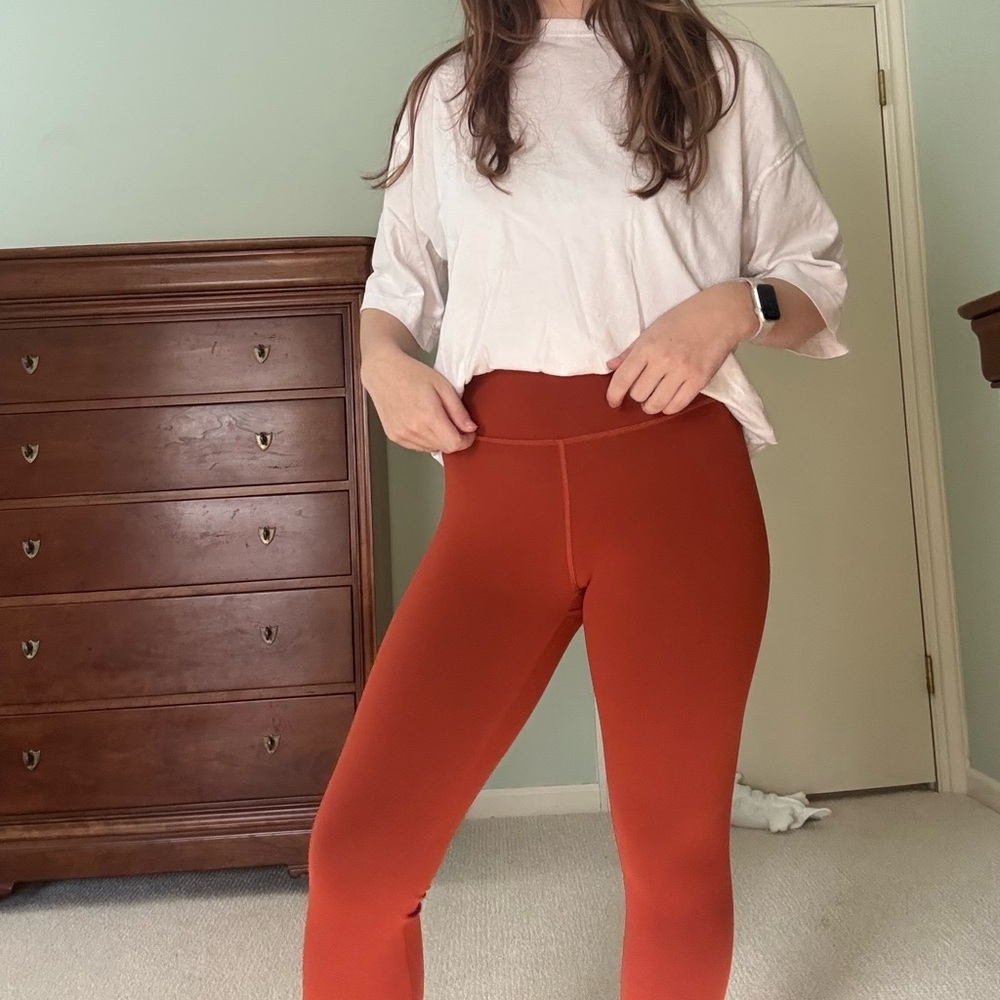 Lululemon Athletica Rust Leggings